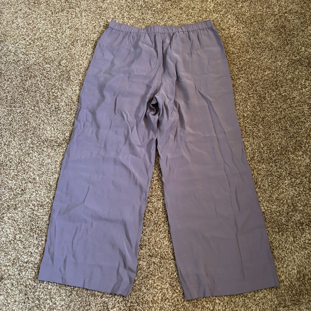 Madewell || Softdrape Modal Wide Leg Pull On Pants Size L - Picture 14 of 15